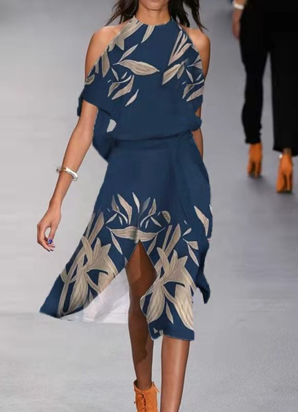 Laura - Magnifique robe aux épaules ouvertes