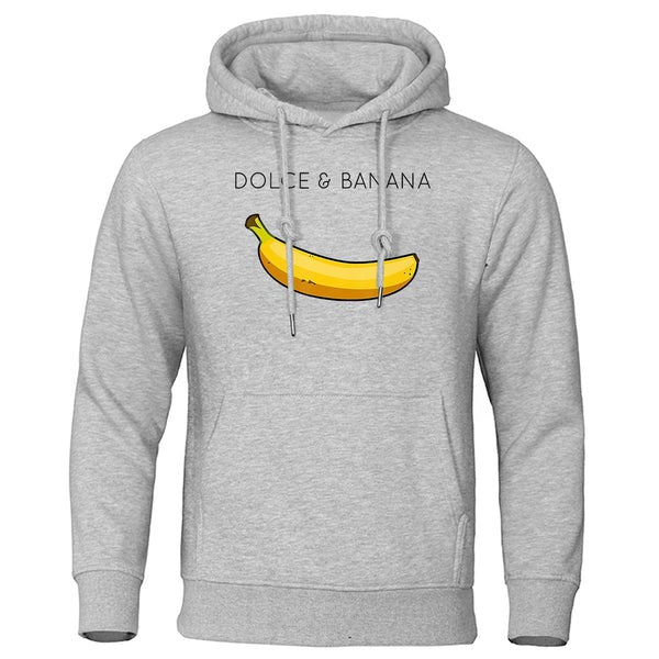 Sweat à capuche homme – Coupe décontractée – Coton – Motif graphique ludique