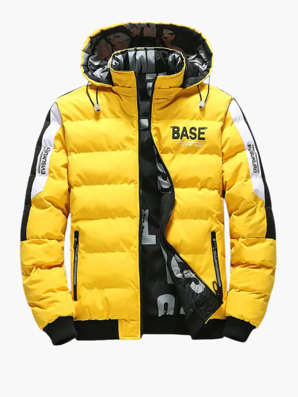 Veste matelassée homme – coupe regular – capuche ajustable – style urbain chaud
