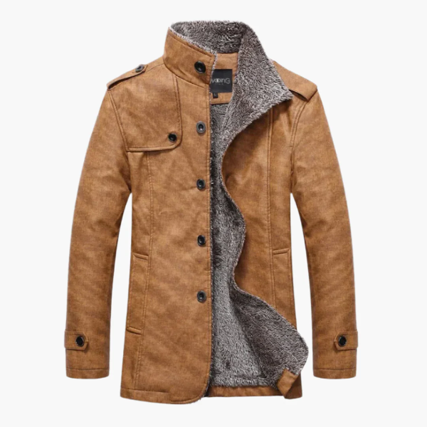Veste homme – Coupe structurée – Doublure polaire – Style urbain croisé