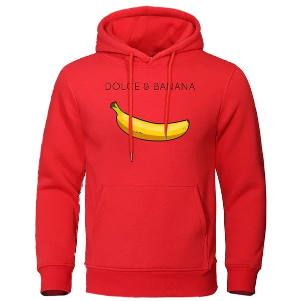 Sweat à capuche homme – Coupe décontractée – Coton – Motif graphique ludique