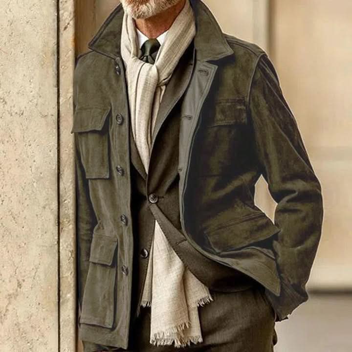 Veste élégante, polyvalente, raffinée pour homme