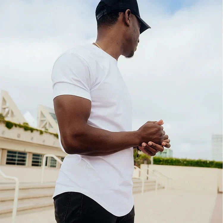 T-shirt Homme - Col Rond Classique - Manches Courtes - Coupe Regular Confortable