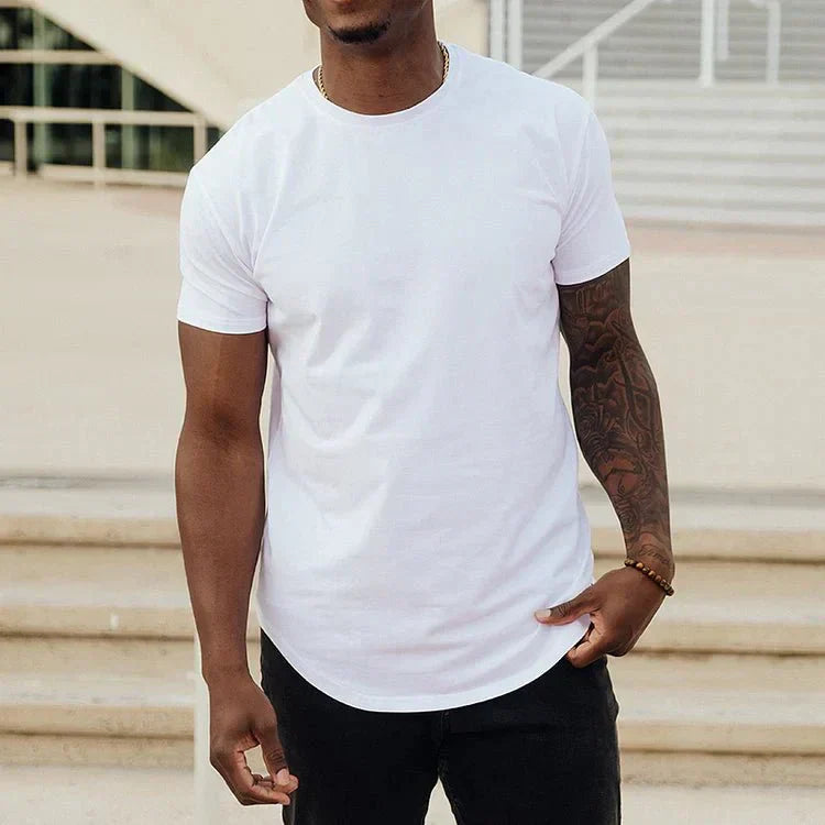 T-shirt Homme - Col Rond Classique - Manches Courtes - Coupe Regular Confortable