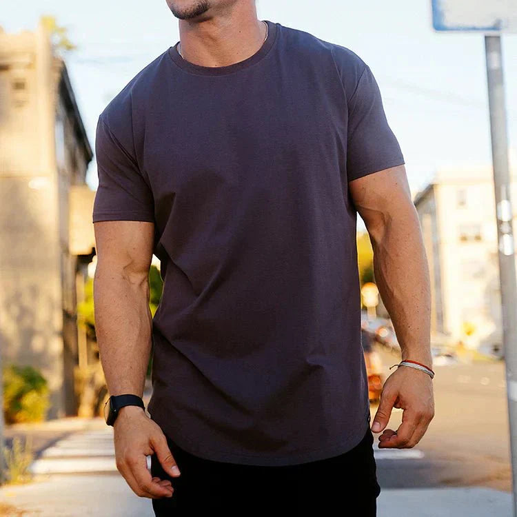 T-shirt Homme - Col Rond Classique - Manches Courtes - Coupe Regular Confortable