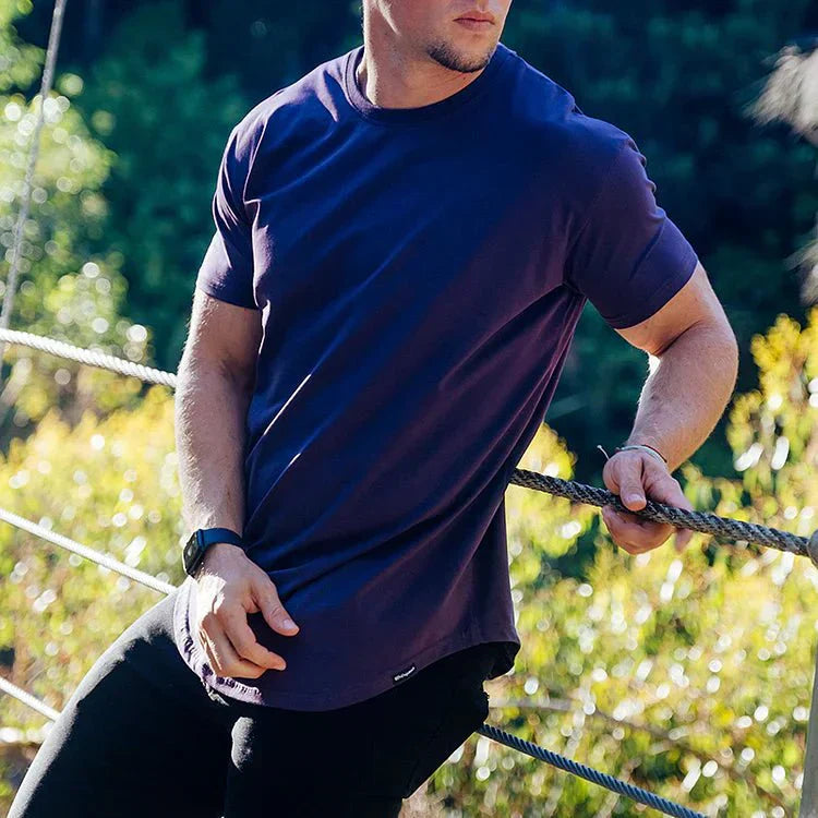 T-shirt Homme - Col Rond Classique - Manches Courtes - Coupe Regular Confortable