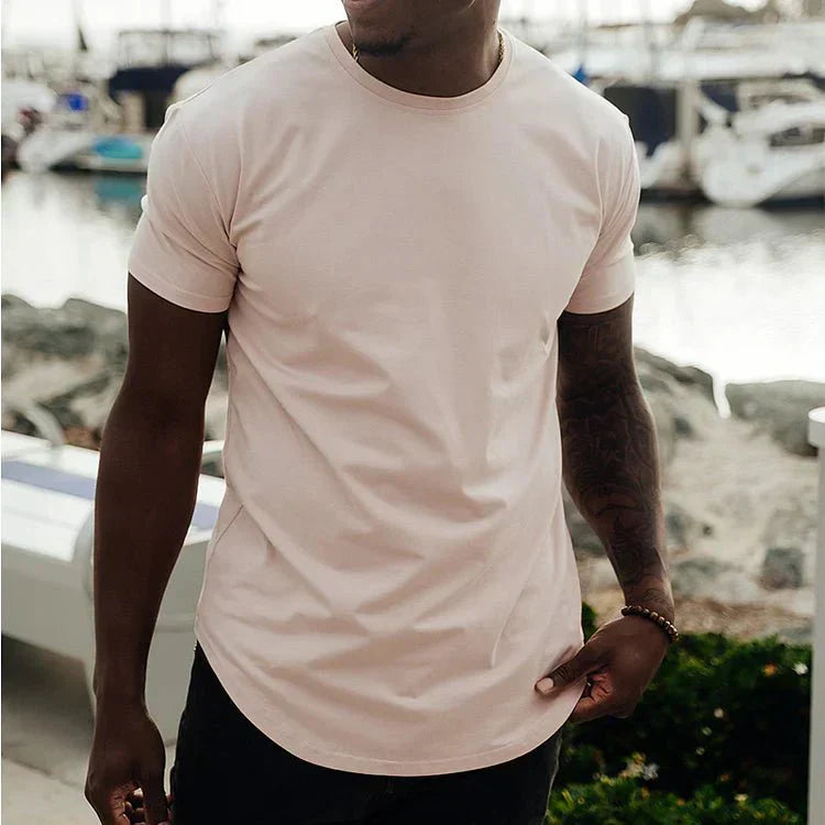T-shirt Homme - Col Rond Classique - Manches Courtes - Coupe Regular Confortable