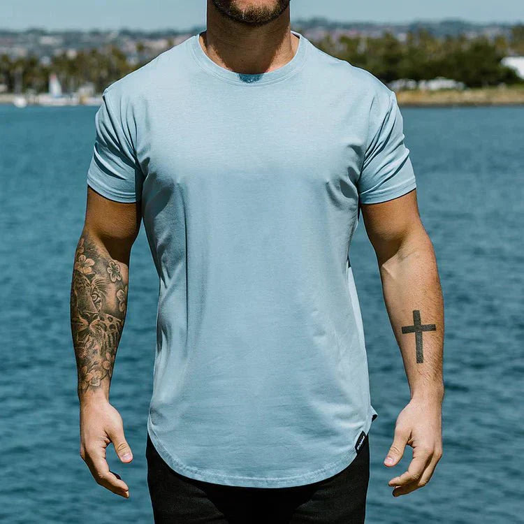 T-shirt Homme - Col Rond Classique - Manches Courtes - Coupe Regular Confortable