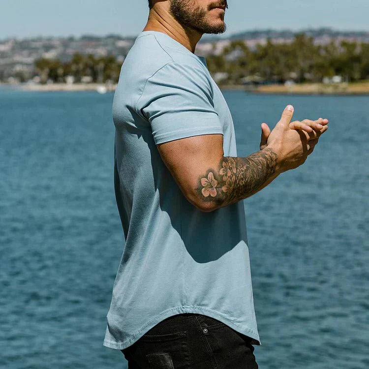 T-shirt Homme - Col Rond Classique - Manches Courtes - Coupe Regular Confortable