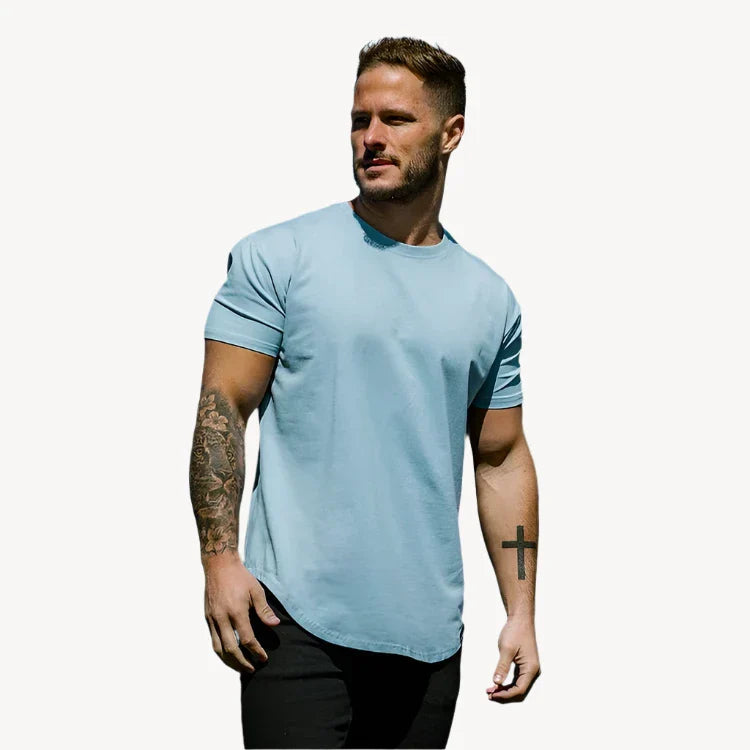T-shirt Homme - Col Rond Classique - Manches Courtes - Coupe Regular Confortable