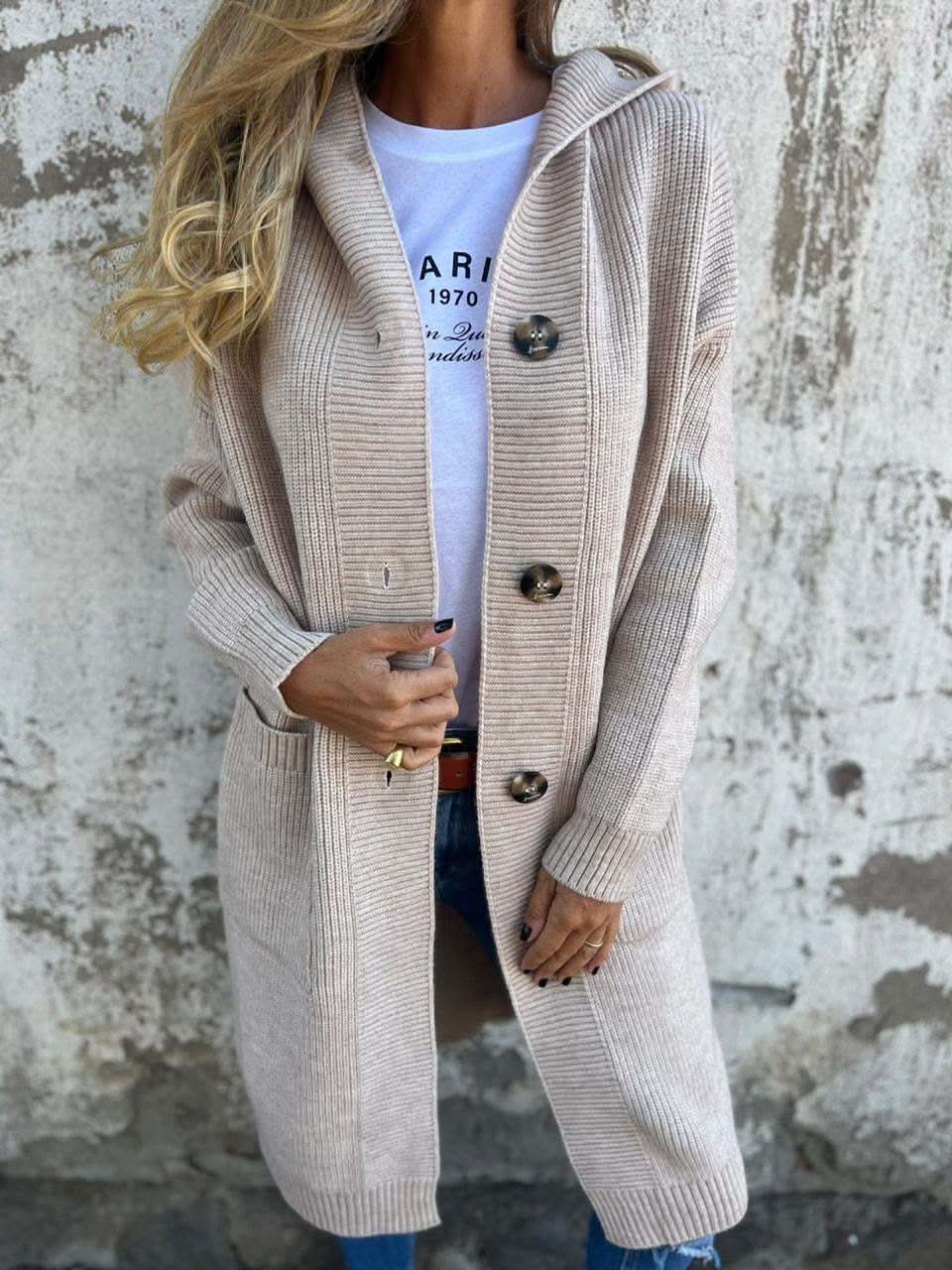 Cardigan élégant et confortable à motifs pour femme