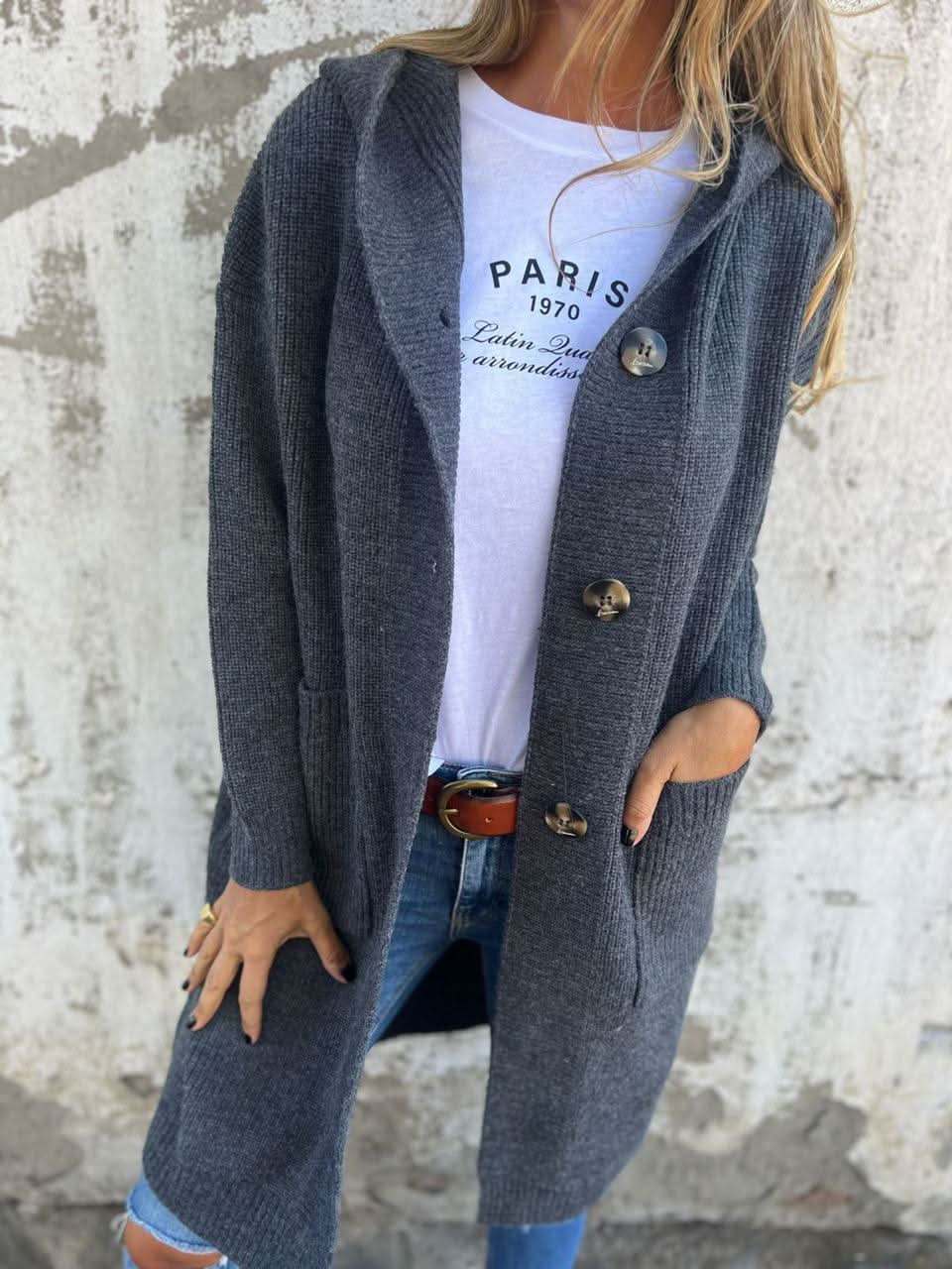 Cardigan élégant et confortable à motifs pour femme
