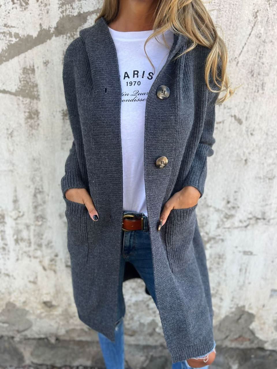 Cardigan élégant et confortable à motifs pour femme