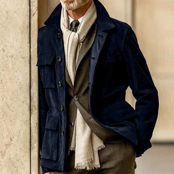 Veste élégante, polyvalente, raffinée pour homme