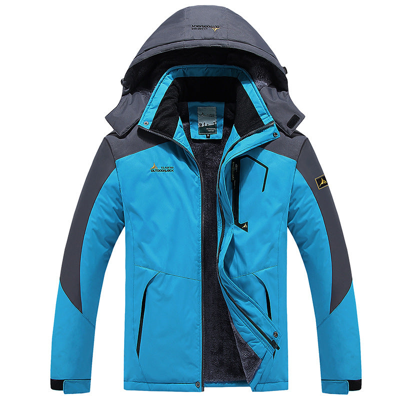Veste d'extérieur pour homme - Modèle à capuche chaud - Indispensable pour l'hiver