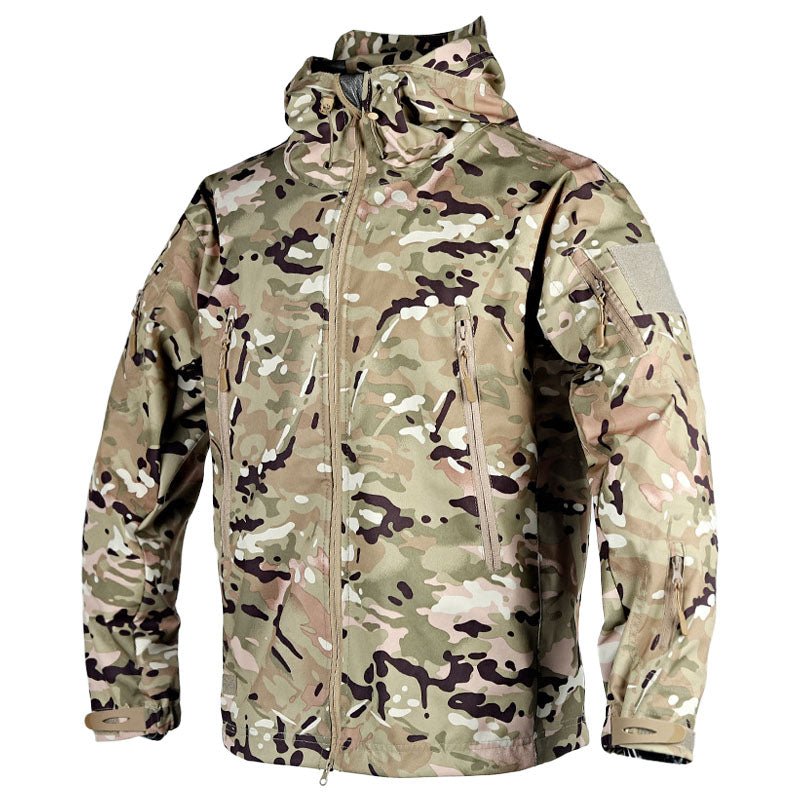 Veste d’extérieur femme – Coupe structurée – Imperméable coupe-vent – Capuche ajustable