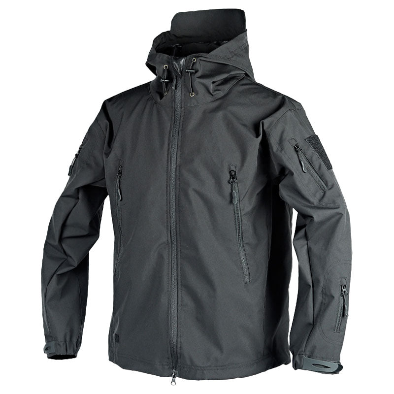 Veste d’extérieur femme – Coupe structurée – Imperméable coupe-vent – Capuche ajustable