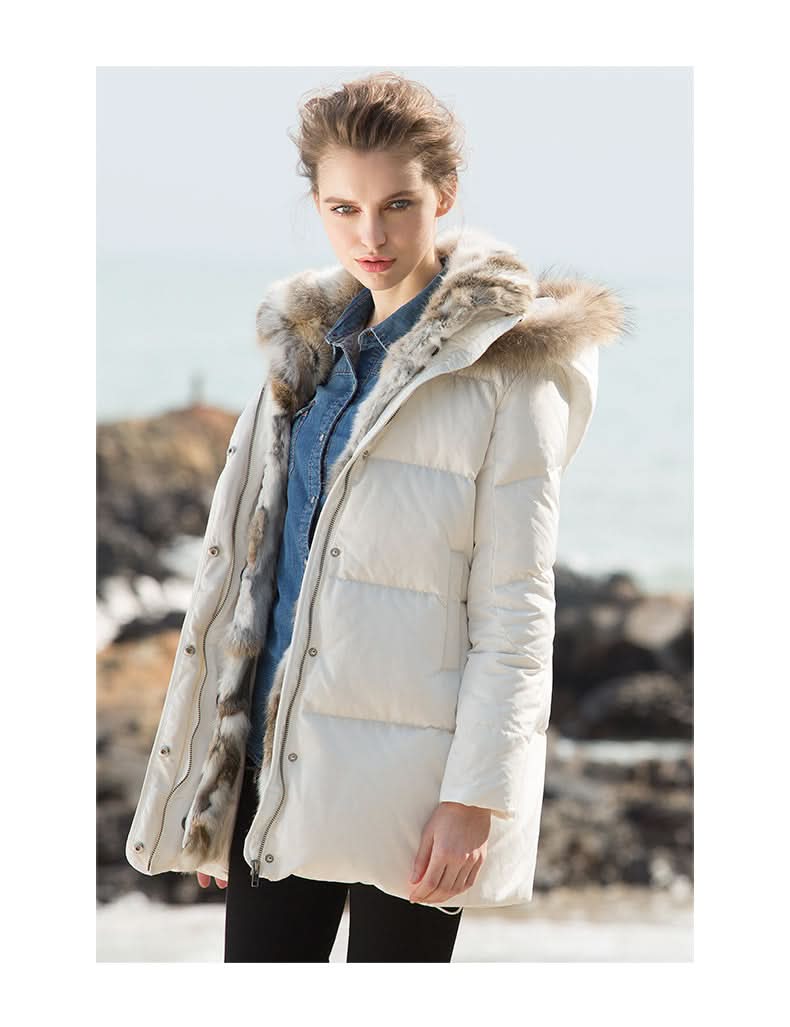 Élégant, Chaud, Confortable Manteau Puffer Damen
