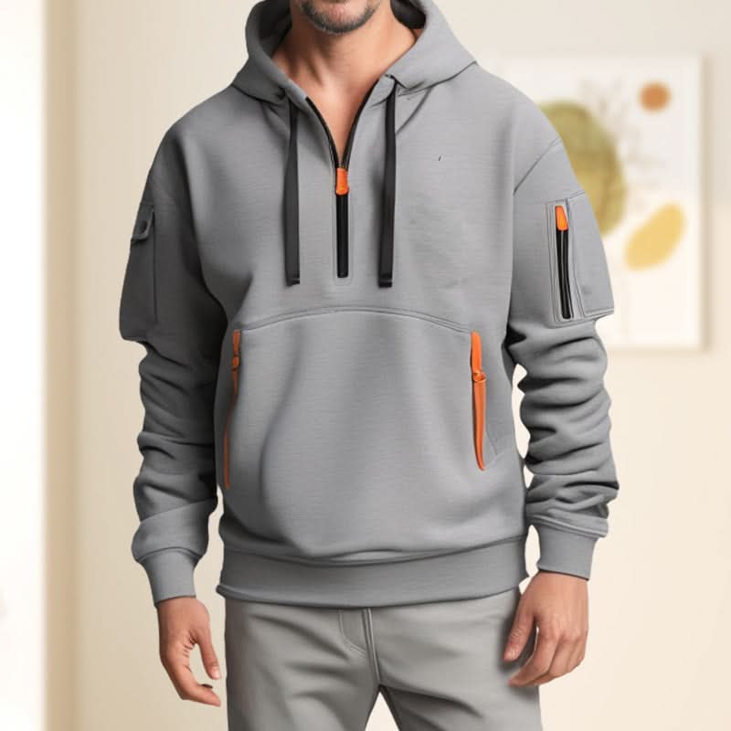Sweat à capuche élégant, pratique, confortable pour homme