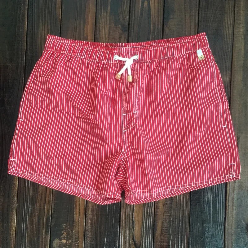 Short pour homme – Coupe décontractée – Tissu respirant – Taille élastique avec cordon