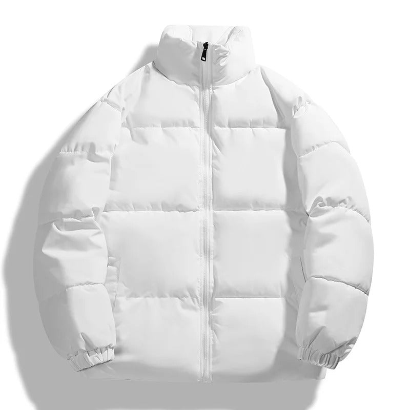Veste matelassée homme – Coupe oversize – Col montant – Fermeture zippée – Poignets élastiques