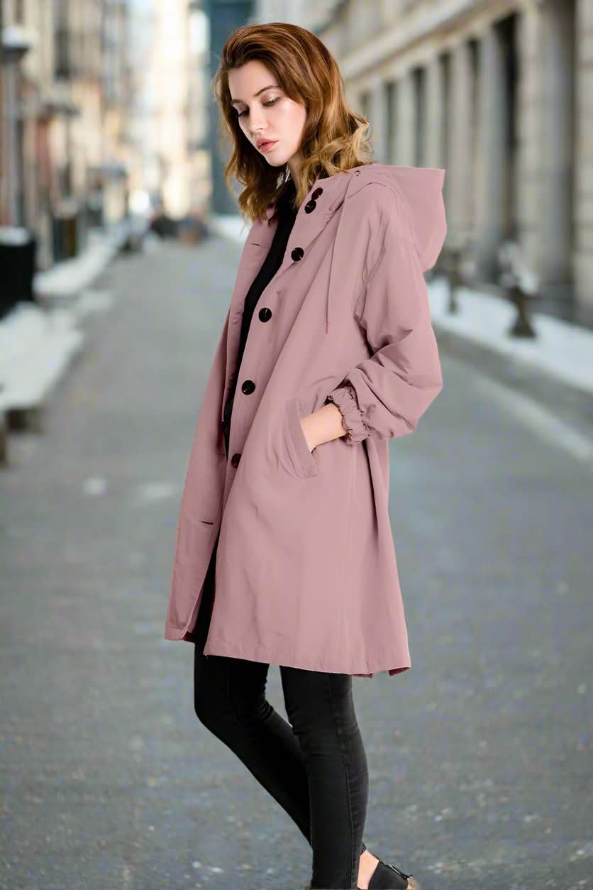 Veste de pluie légère, confortable et protectrice pour femme