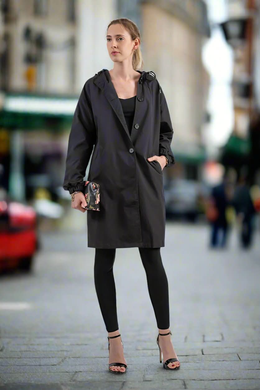 Veste de pluie légère, confortable et protectrice pour femme
