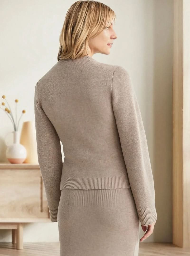 Cardigan boutonné élégant, confortable et moderne pour femme