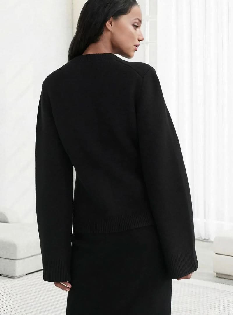Cardigan boutonné élégant, confortable et moderne pour femme
