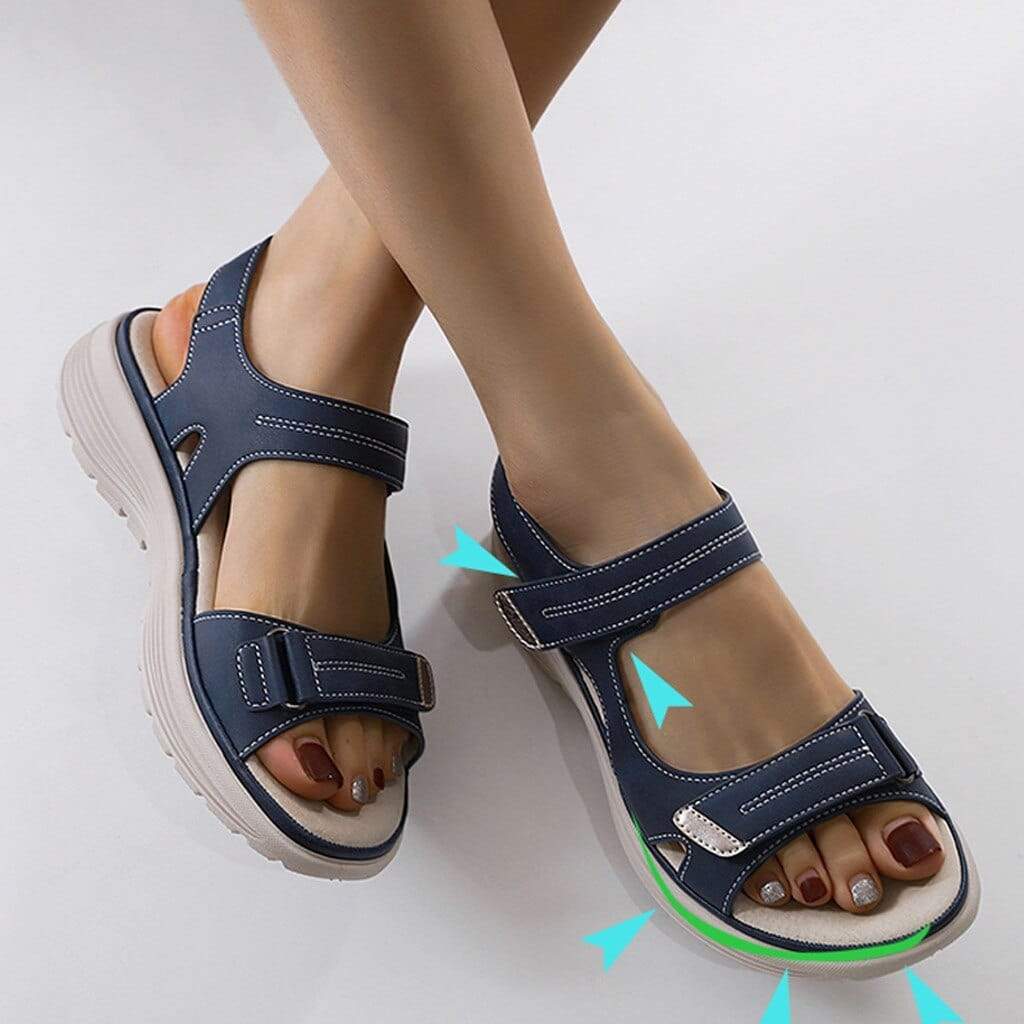 Sandales orthopédiques femme – Semelle ergonomique – Brides réglables – Antidérapantes