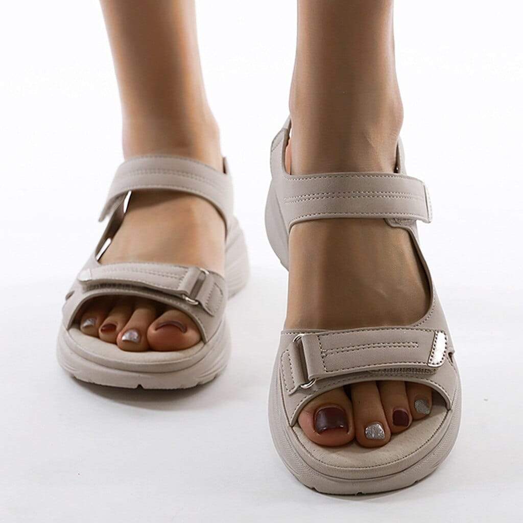Sandales orthopédiques femme – Semelle ergonomique – Brides réglables – Antidérapantes