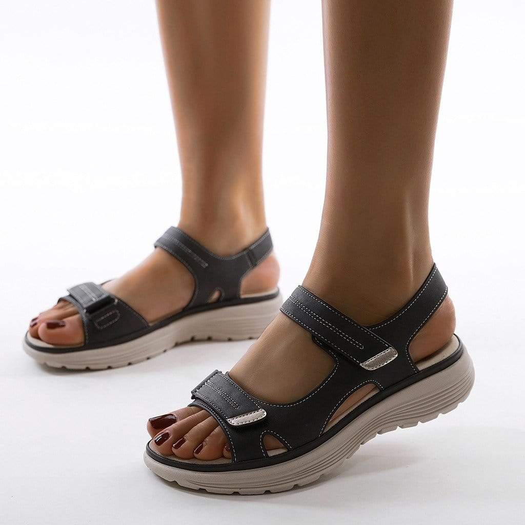 Sandales orthopédiques femme – Semelle ergonomique – Brides réglables – Antidérapantes