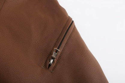 Liam - Veste en cuir classique à capuche