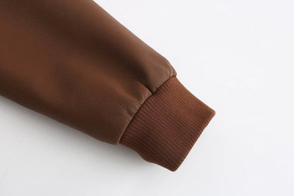 Liam - Veste en cuir classique à capuche