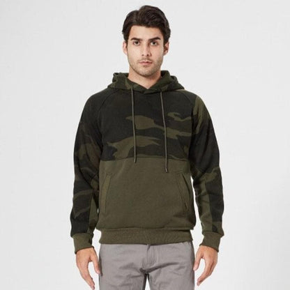 Ewald - Sweat à capuche camouflage tendance