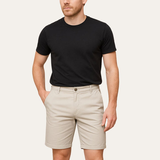 Short homme – Coupe classique – Tissu respirant – Longueur mi-cuisse – Style décontracté