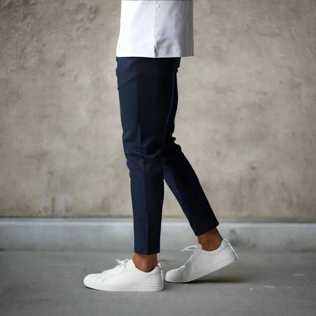 Pantalon chino de haute qualité, flexible et sur mesure pour homme