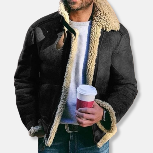 Olivier Veste en Cuir Pour Homme | Classique Veste