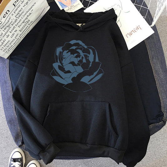 Sweat à capuche homme – Coupe oversize – Coton – Motif graphique – Style décontracté