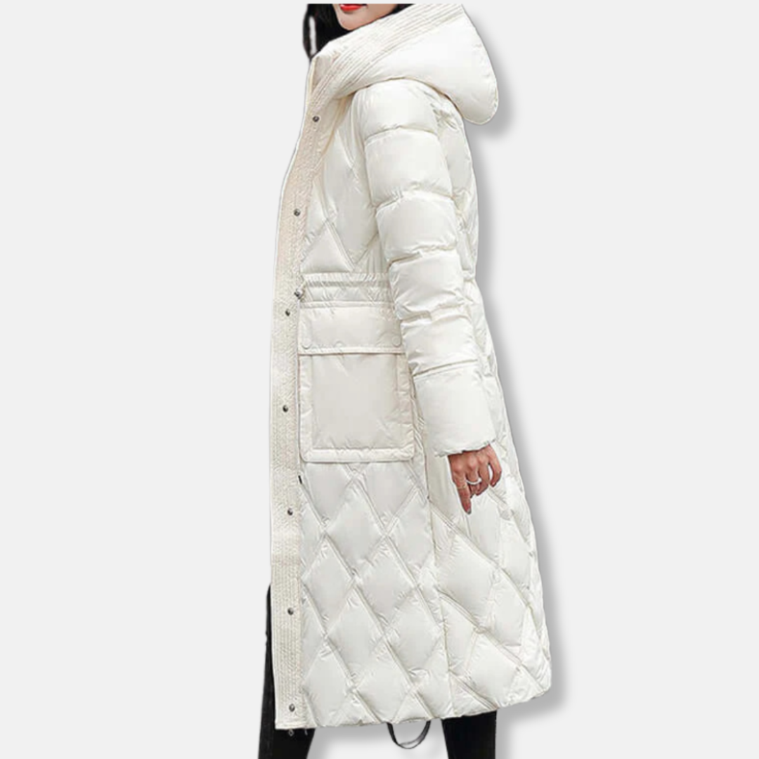 Amélie Veste Longue | Déperlante Capuche Femme