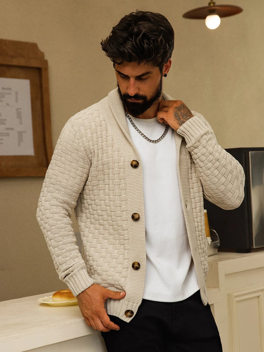 Arthur Cardigan Basketweave | Manches Longues Cardigan