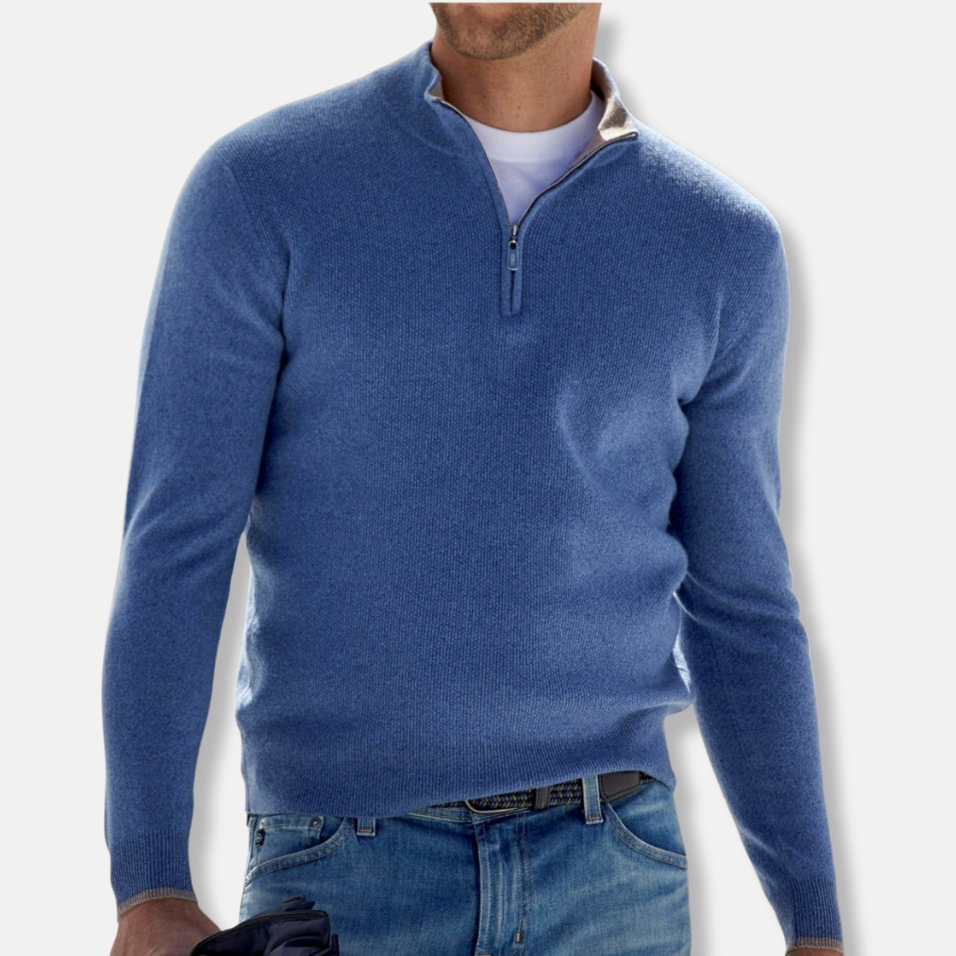 Amélie Pull Ajusté | Fermeture Éclair Pull