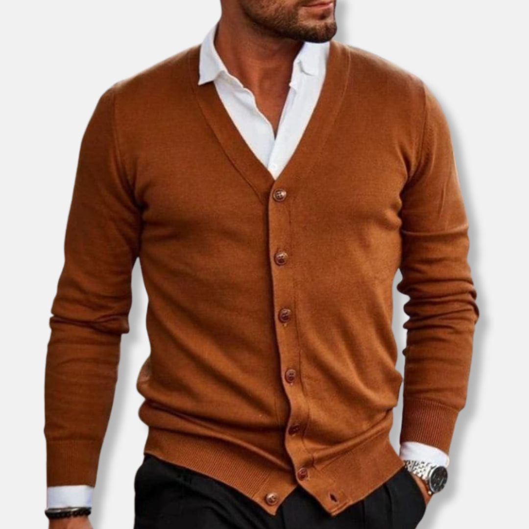 Jacques Cardigan Patte De Boutonnage | Cardigan Classique