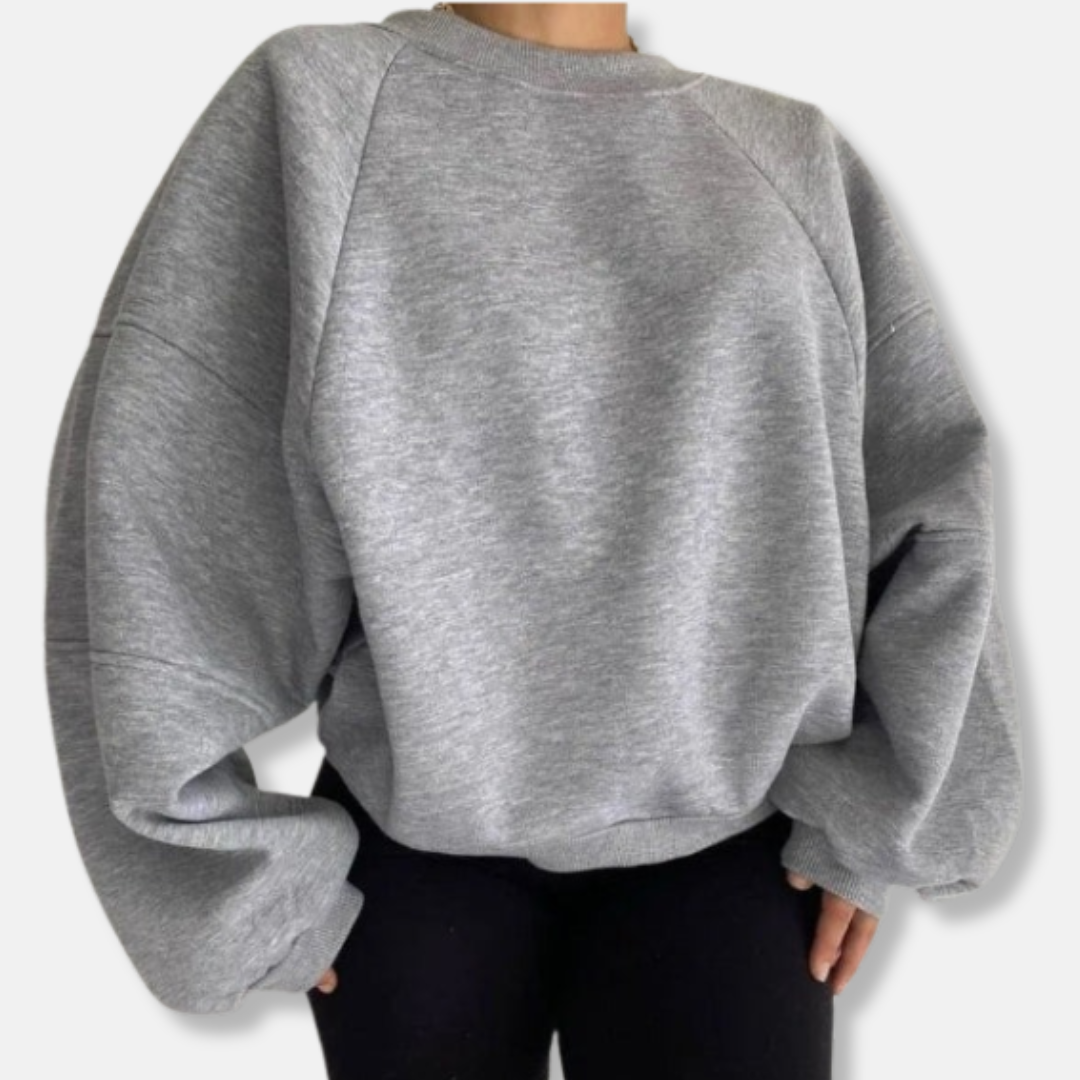 Anna Sweatshirt Oversized à Manches Bouffantes | Sweatshirt Casual