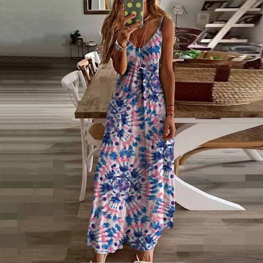 Louna - Robe longue sans manches à la mode