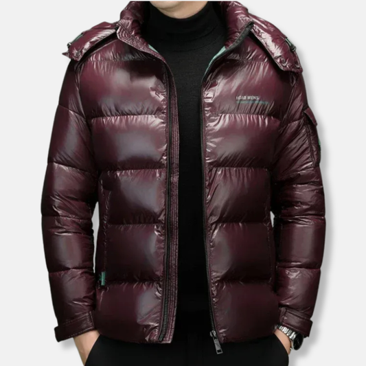Veste matelassée homme – Coupe régulière – Col montant – Fermeture zippée – Déperlante