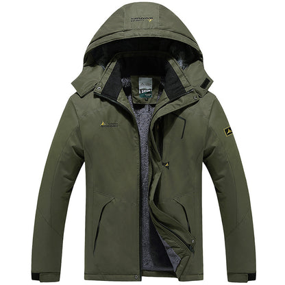 Veste d'extérieur pour homme - Modèle à capuche chaud - Indispensable pour l'hiver