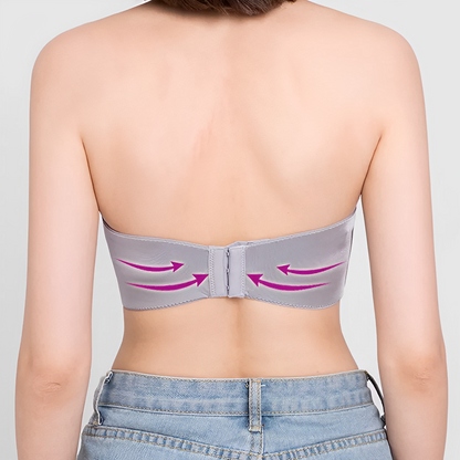 Soutien-gorge push-up femme – Sans bretelles – Sans coutures – Maintien invisible