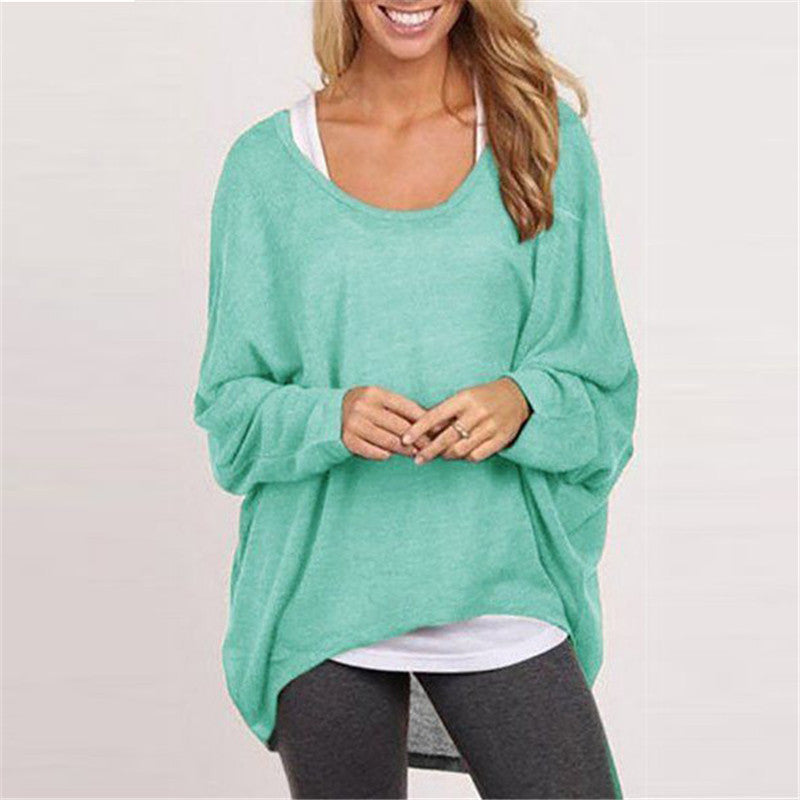 Pull femme – Coupe oversize – Maille légère – Longueur tunique – Manches longues