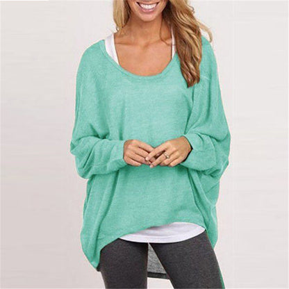 Pull femme – Coupe oversize – Maille légère – Longueur tunique – Manches longues